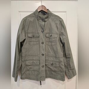 Eddie Bauer Khaki Utility Jacket